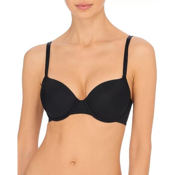 Natori Women's Black Cushioned Comfort Contour Underwire Bra Size 32D - Picture 1 of 1
